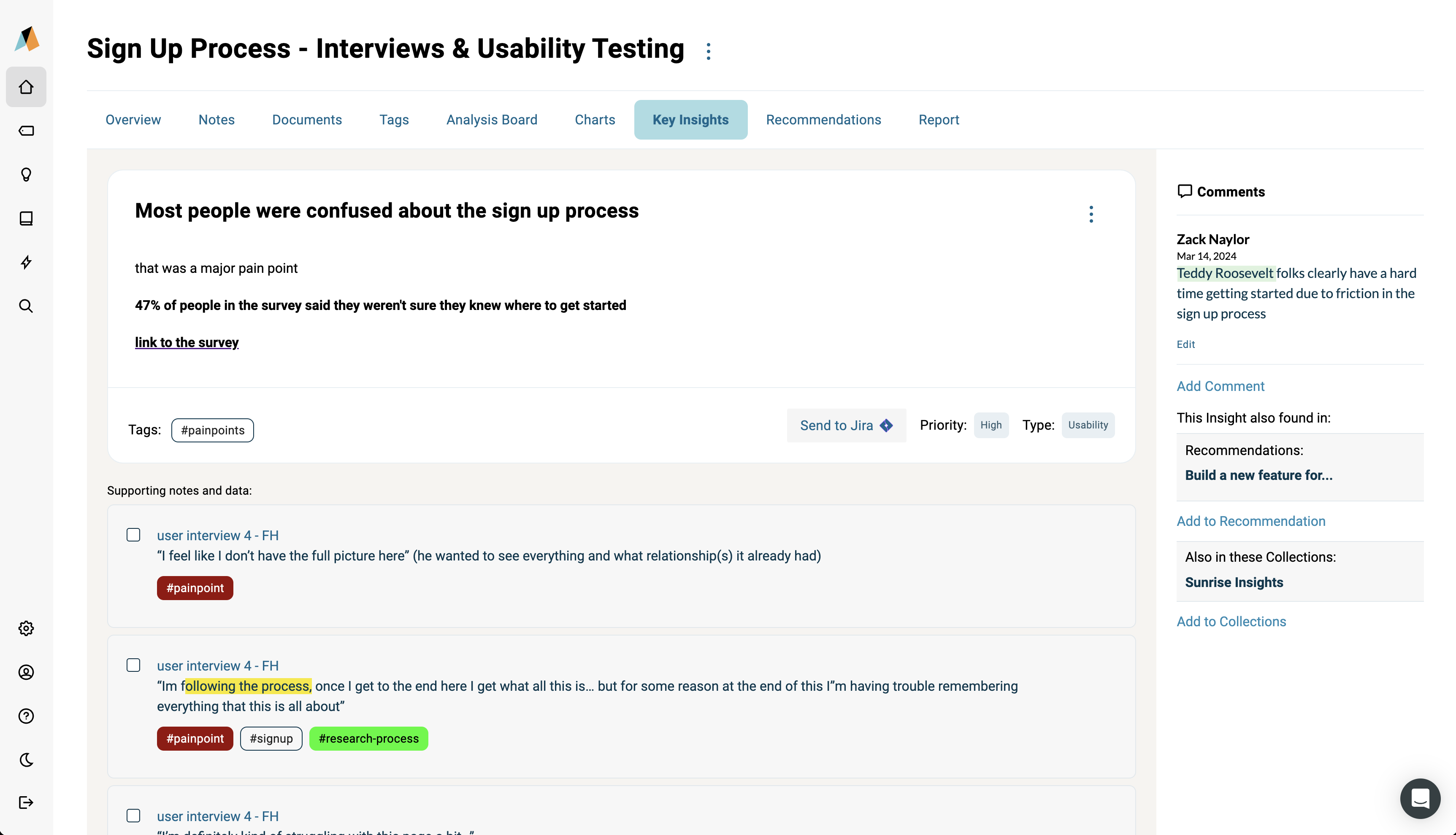 Key insight details in Aurelius