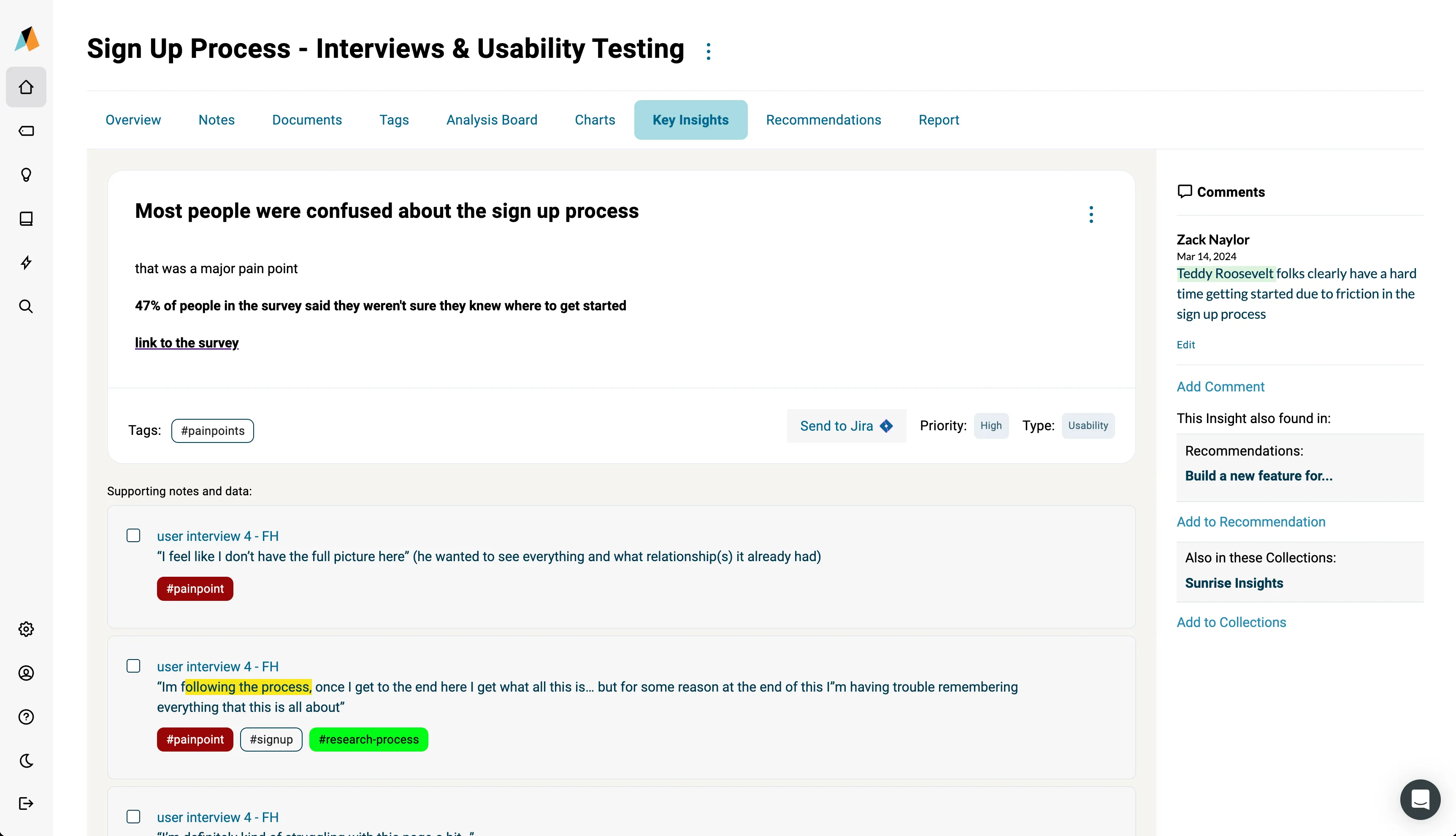 Key insight details in Aurelius